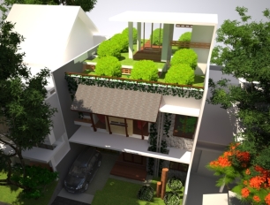 desain rumah ekologi, desain rumah ramah lingkungan